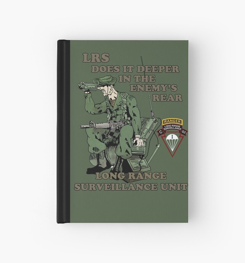 "C 52 Long Range Surveillance w Ranger Tab" Hardcover Journals by Josh
