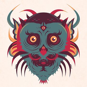 Artwork thumbnail, Great Horned Owl by strangethingsA