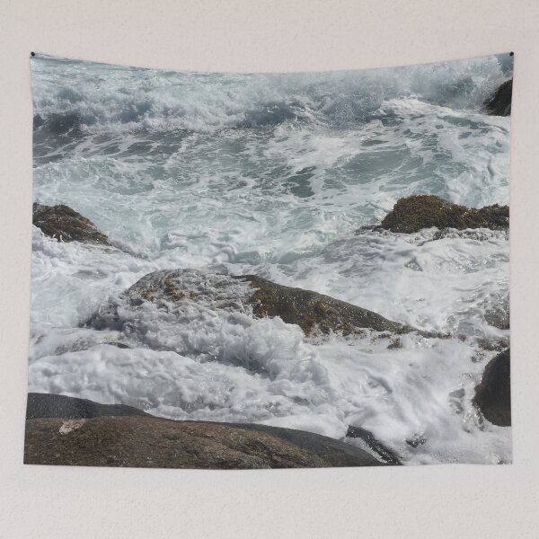 Item preview, Rough Ocean Waves on Rocks designed and sold by Christina Boiardi.