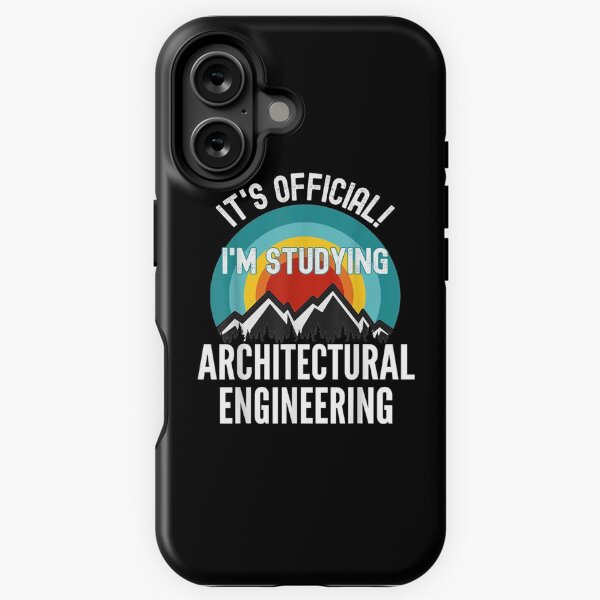 Vista previa del artículo con la obra «Es oficial Estoy estudiando ingeniería arquitectónica Technol», diseñado y vendido por aguilaro.