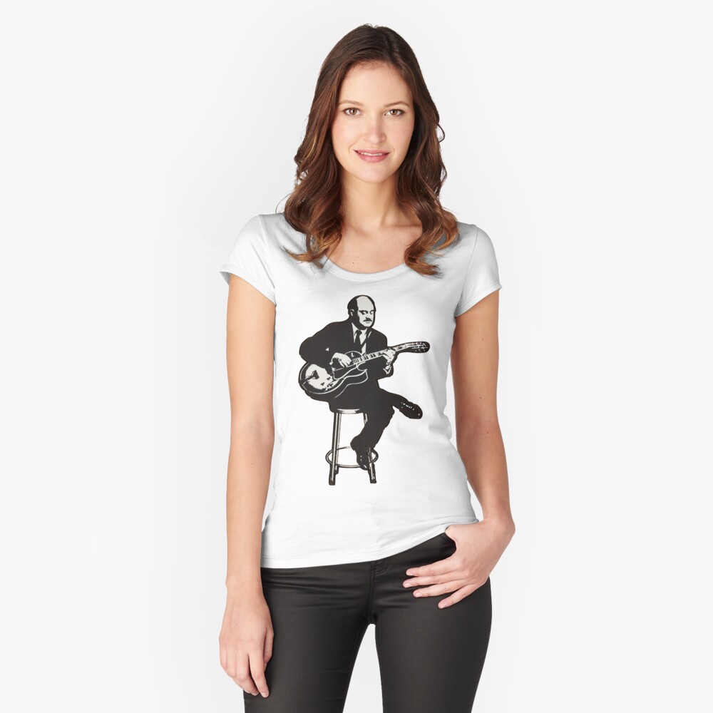 Item preview, Fitted Scoop T-Shirt designed and sold by food-for-jazz.
