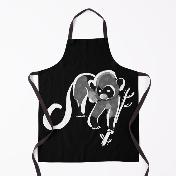 Item preview, Little Squirrel Monkey in Brushwork Style - White designed and sold by AcuteLines.