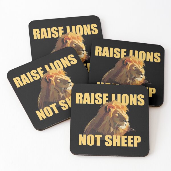 Item preview, Raise Lions Not Sheep designed and sold by kickwear-com.