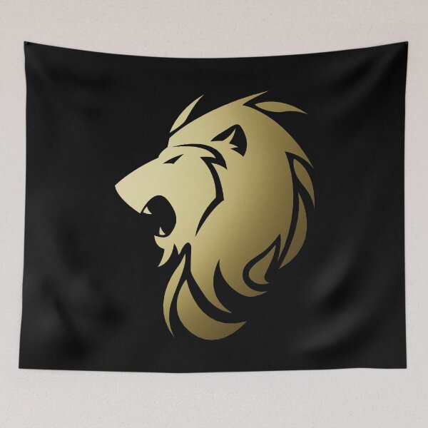 Item preview, Iconic Lion in Gold Color designed and sold by JSNGNE.