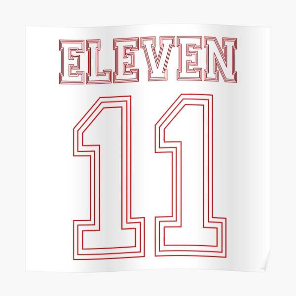 Des choses bizarres amis ne mentent pas 11 Eleven Style Rétro Métal Poster Signe