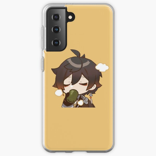 Zhongli | Genshin Impact Sticker "Tea" Samsung Galaxy Soft Case