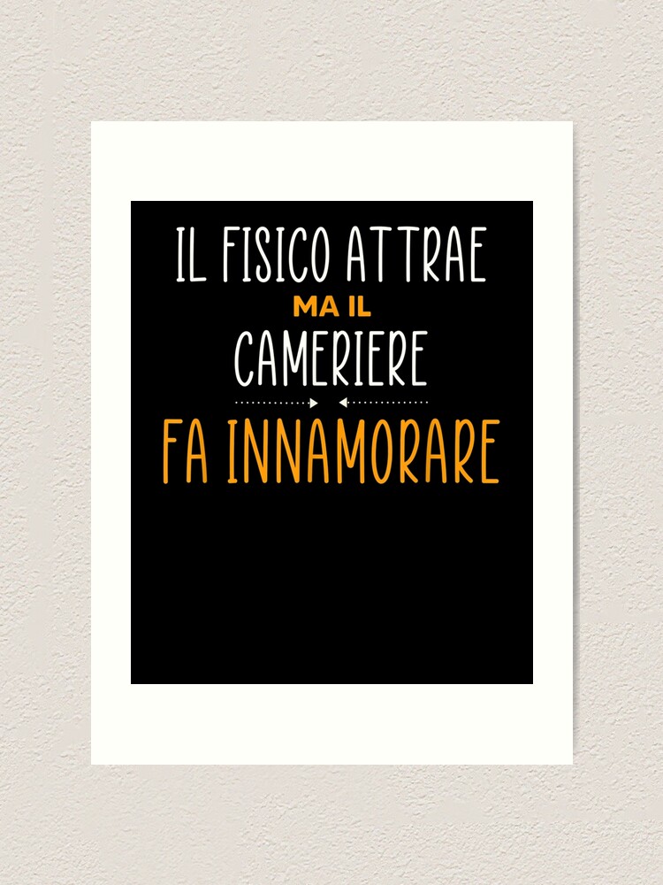 Regalo Divertente Per Cameriere Fa Innamorare Sticker for Sale by aguilaro