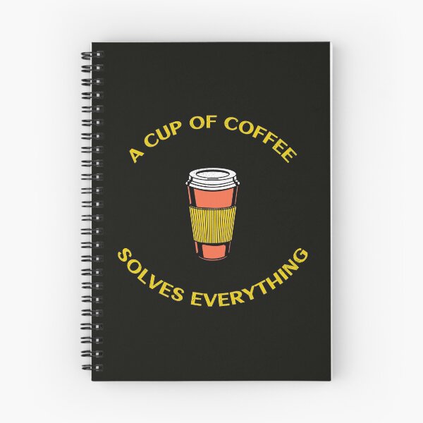 Item preview, A Cup Of Coffee Solves Everything designed and sold by StoaMart.