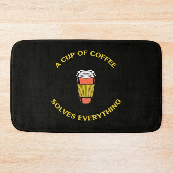 Item preview, A Cup Of Coffee Solves Everything designed and sold by StoaMart.