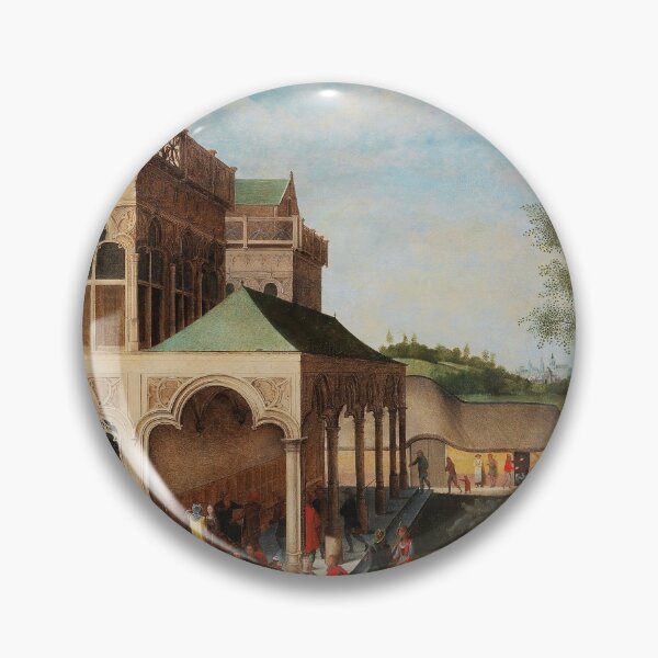 Item preview, Abel Grimmer, 1620 -  An elegant loggia with the Proposal of Isaac to Rebecca  designed and sold by VISIBLECREATION.
