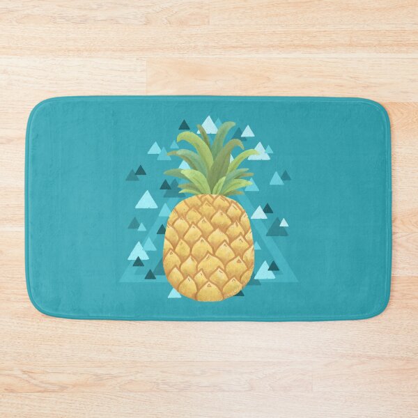 Item preview, Pinapple Fruit in Blue background designed and sold by Khotekmei.