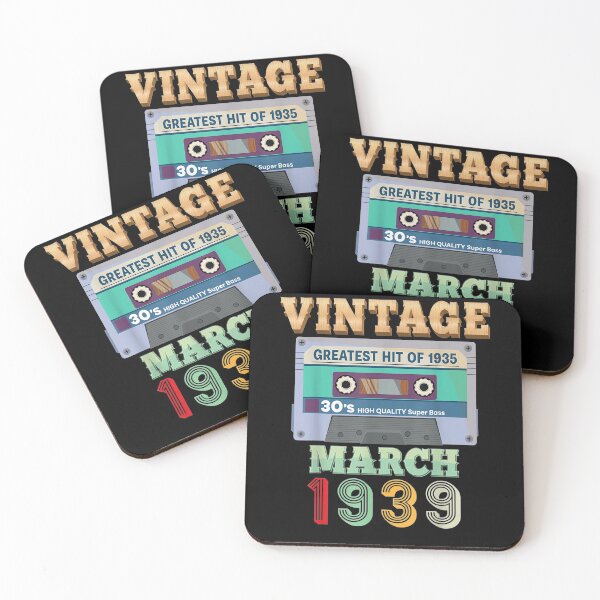 Item preview, Vintage March 1939 82nd Birthday 82 Years Old Cassette Tape designed and sold by aguilaro.