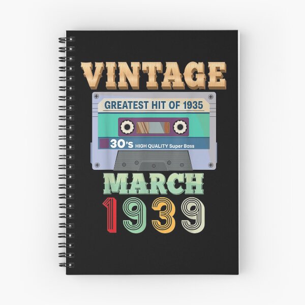 Item preview, Vintage March 1939 82nd Birthday 82 Years Old Cassette Tape designed and sold by aguilaro.