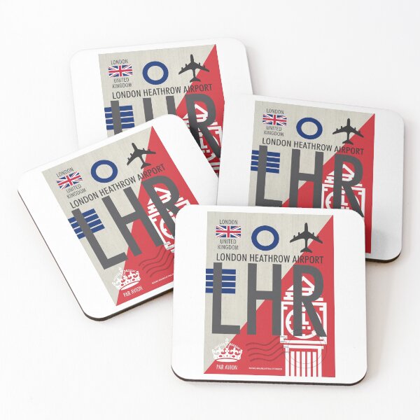 Item preview, LONDON HEATHROW AIRPORT Luggage Tag Baggage Tag Airport Code ENGLAND designed and sold by kwiebe34.