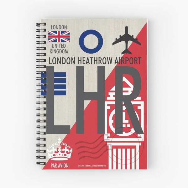 Artikelvorschau, LONDON HEATHROW AIRPORT Gepäckanhänger Gepäckanhänger Flughafencode ENGLAND entworfen und verkauft von kwiebe34.