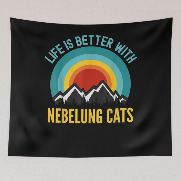 Item preview, Life Is Better With Nebelung Cats designed and sold by aguilaro.