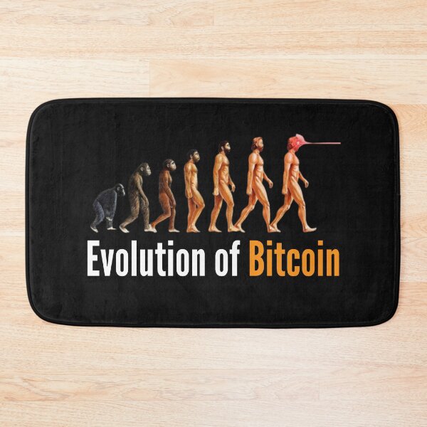 Item preview, Evolution of Bitcoin BTC Crypto Cryptocurrency Blockchain HODL Bitcoin designed and sold by Cryptohaven.