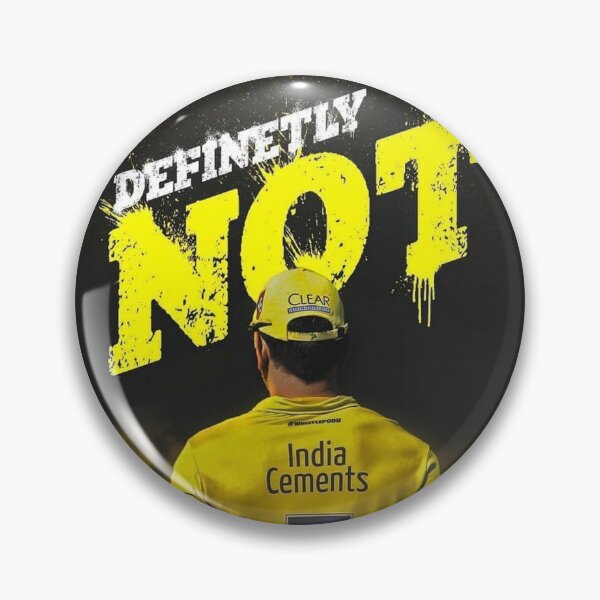 Item preview, definetly not dhoni tshirt designed and sold by gamalegacy.