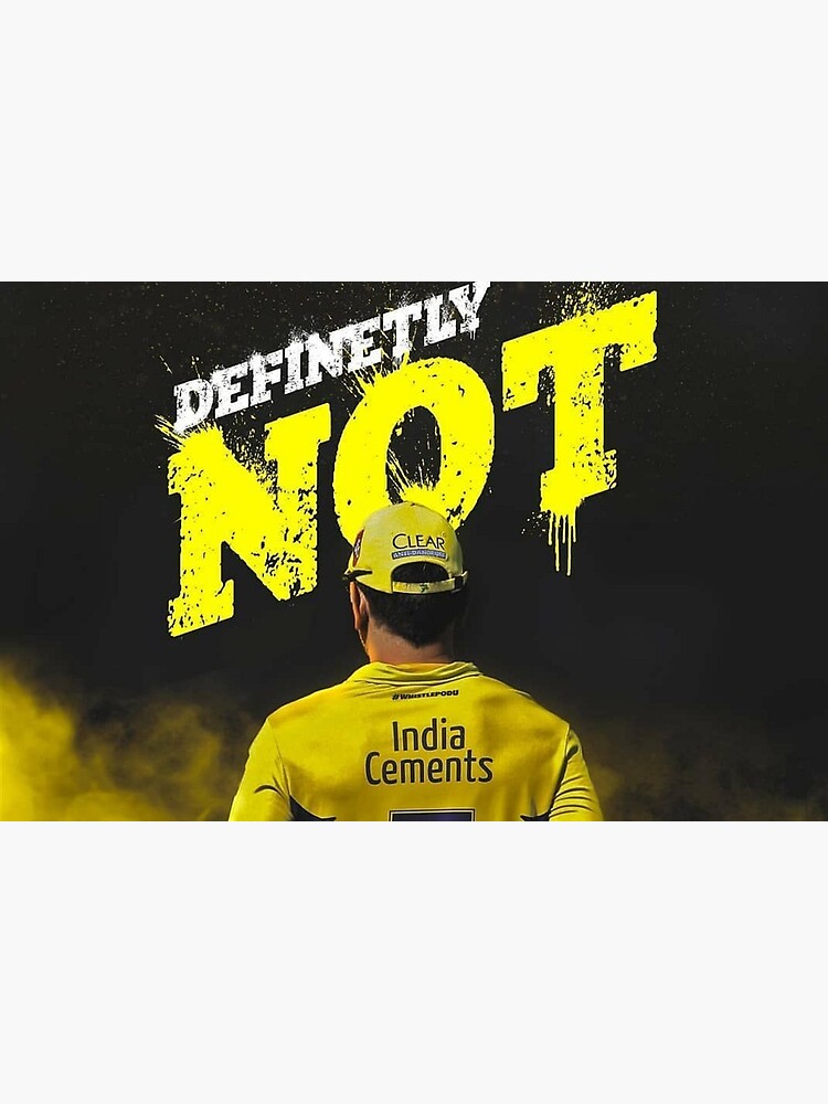 definetly not dhoni tshirt