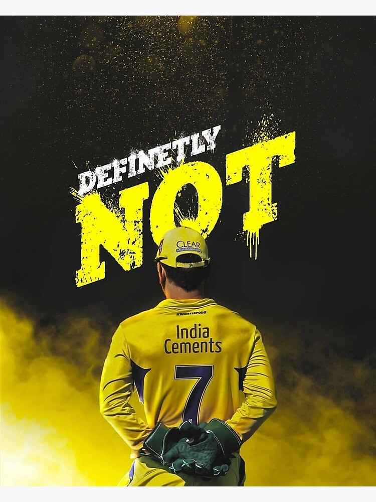 definetly not dhoni tshirt