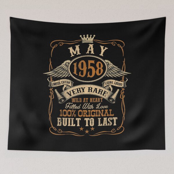 Item preview, Vintage May 1958 63 Years Old 63rd Birthday Gift designed and sold by aguilaro.