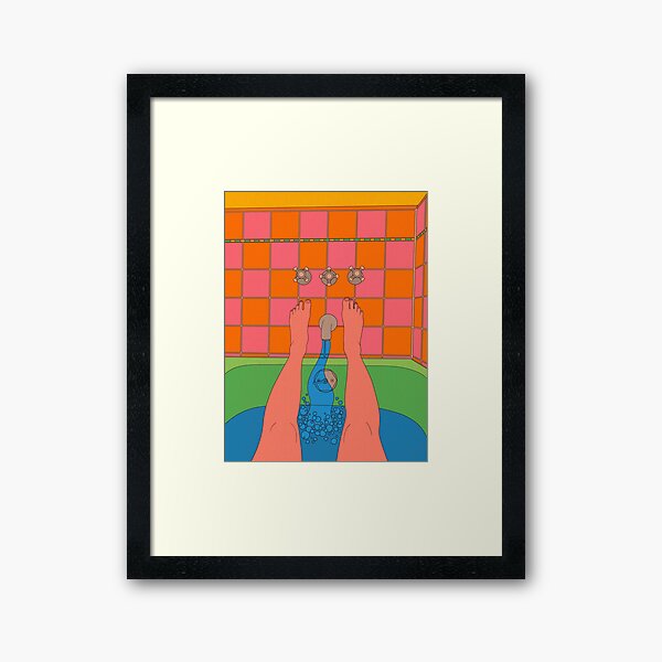 Today I Discovered That My Right Foot Is Bigger Than My Left Foot Framed Art Print