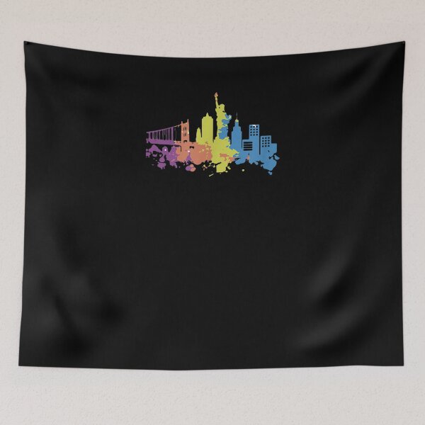 Item preview, New York Skyline Watercolor Souvenir Nyc Gift Big Apple designed and sold by aguilaro.