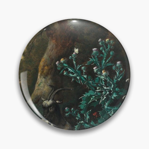 Item preview, Abraham Begeyn (c. Leiden 1637–1697 Berlin) -  A wooded landscape with a goat and thistles  designed and sold by VISIBLECREATION.
