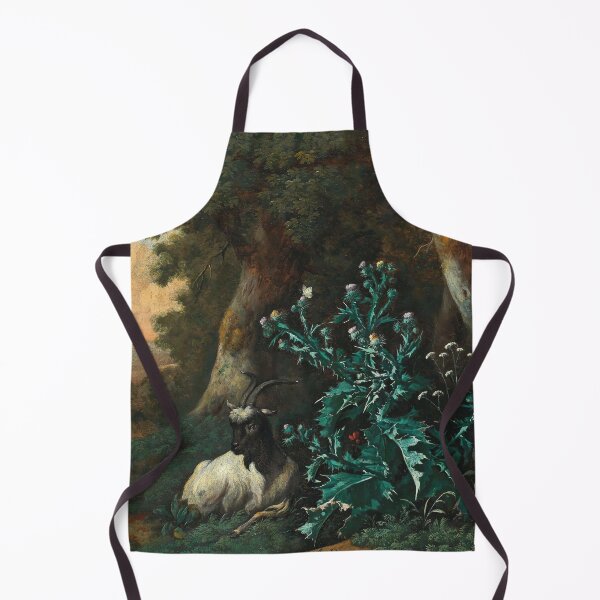Item preview, Abraham Begeyn (c. Leiden 1637–1697 Berlin) -  A wooded landscape with a goat and thistles  designed and sold by VISIBLECREATION.