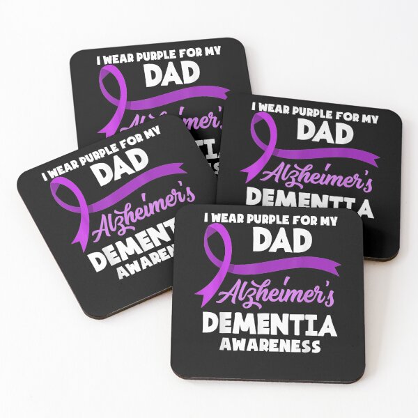 Item preview, I Wear Purple For My Dad Alzheimer's Dementia Awareness designed and sold by aguilaro.