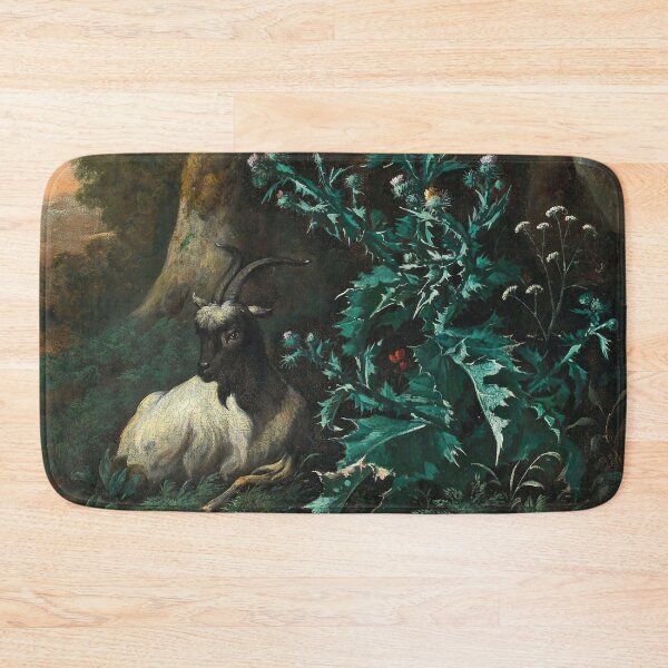 Item preview, Abraham Begeyn (c. Leiden 1637–1697 Berlin) -  A wooded landscape with a goat and thistles  designed and sold by VISIBLECREATION.