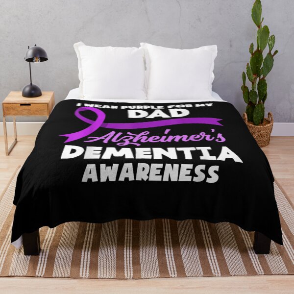 Item preview, I Wear Purple For My Dad Alzheimer's Dementia Awareness designed and sold by aguilaro.
