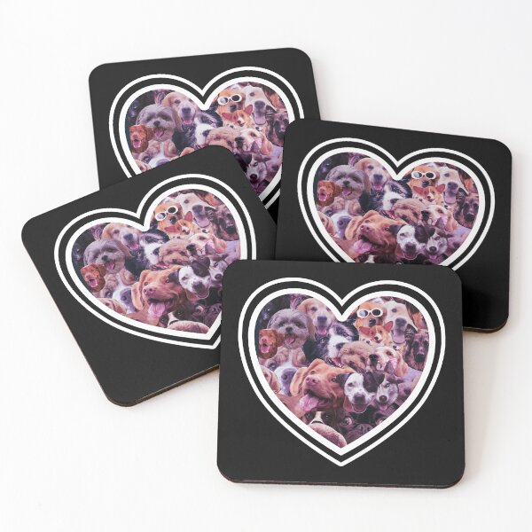 Item preview, Heart Symbol with a Collage of Adorable Dogs designed and sold by dylanxh.