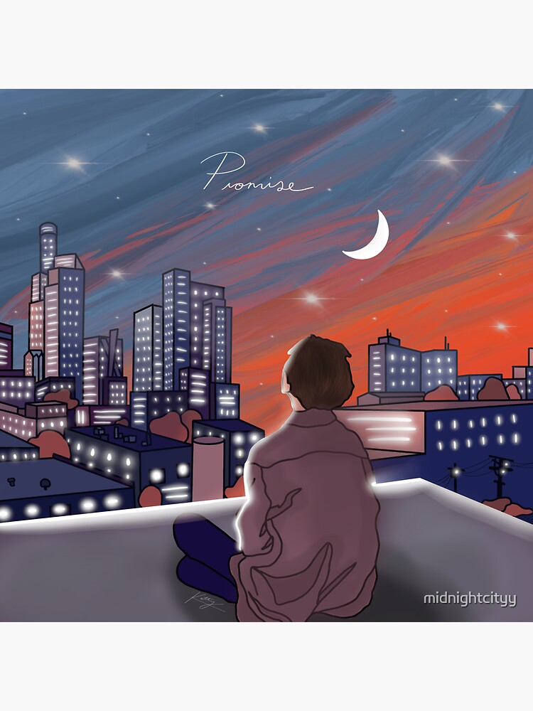 Thumbnail 3 of 3, Sticker, Jimin- BTS designed and sold by midnightcityy.