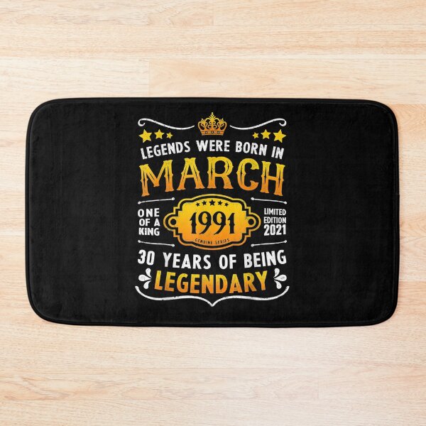 Item preview, 30 Years Old Men Gif March 1991 30th Birthday Gifts designed and sold by aguilaro.