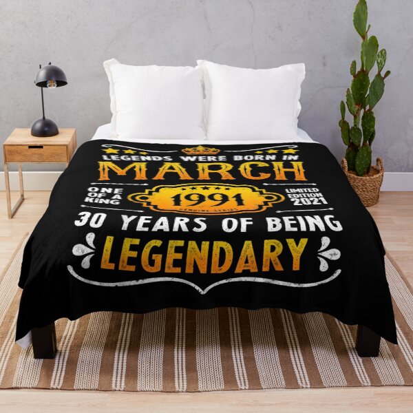 Item preview, 30 Years Old Men Gif March 1991 30th Birthday Gifts designed and sold by aguilaro.