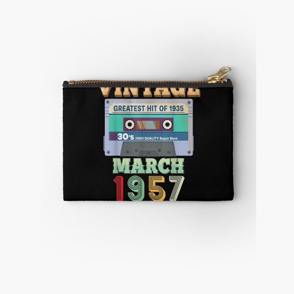 Aperçu de l'œuvre Vintage mars 1957 64e anniversaire 64 ans Cassette créée et vendue par aguilaro.