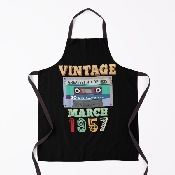 Aperçu de l'œuvre Vintage mars 1957 64e anniversaire 64 ans Cassette créée et vendue par aguilaro.