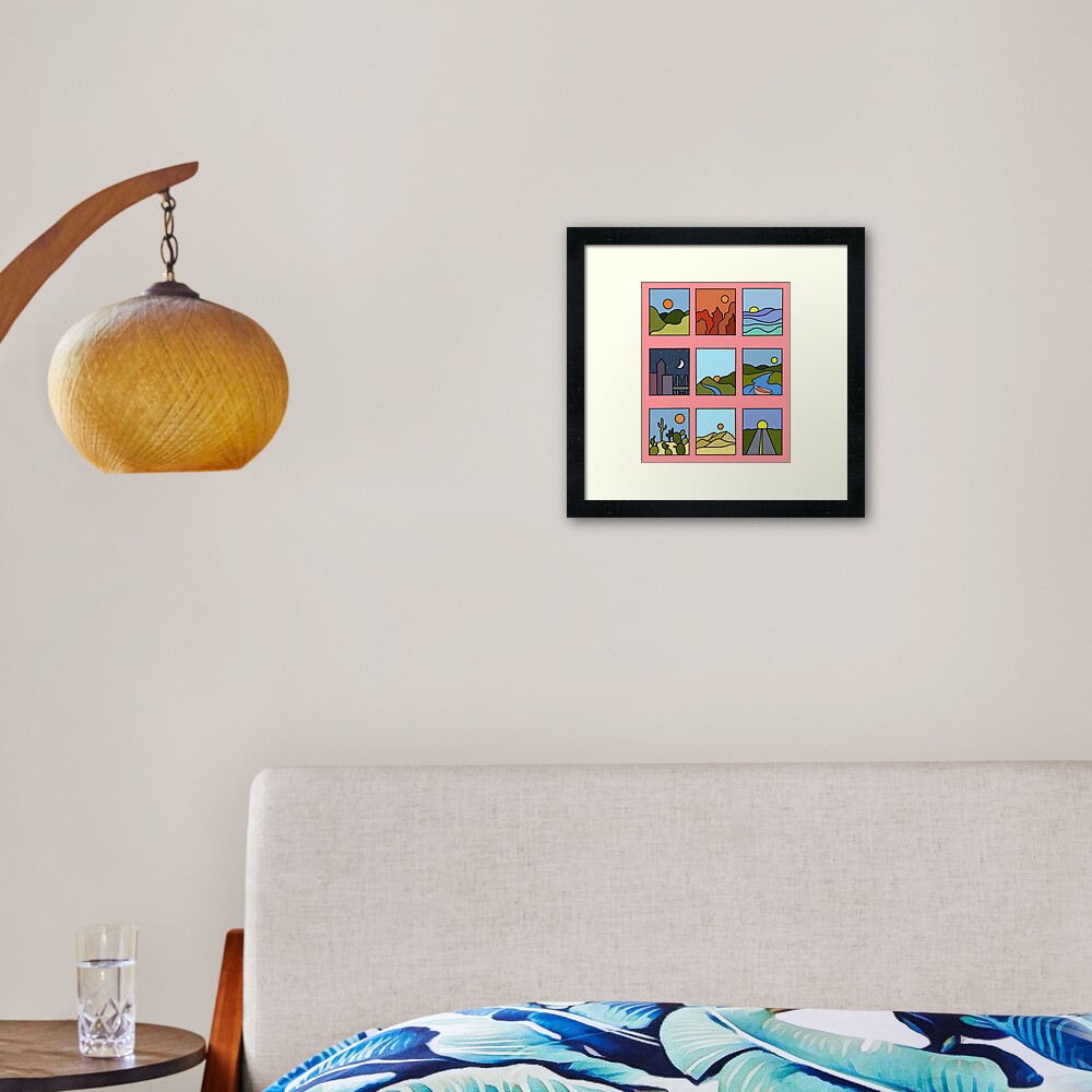 Item preview, Framed Art Print designed and sold by midnightcityy.