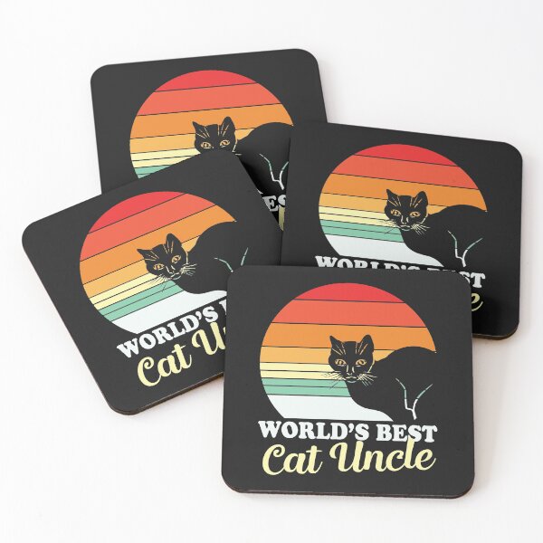 Item preview, World's Best Cat Uncle- Cat Pun designed and sold by shivani21061993.