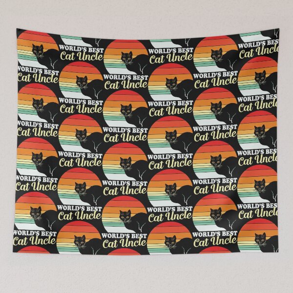 Item preview, World's Best Cat Uncle- Cat Pun designed and sold by shivani21061993.