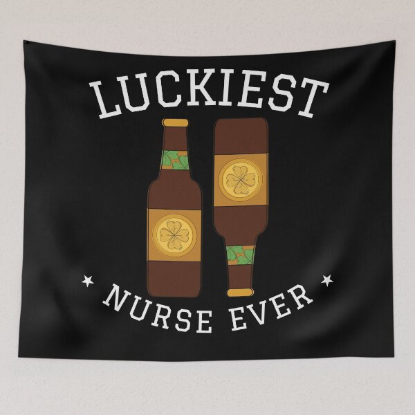 Item preview, Luckiest Nurse Ever designed and sold by HolidayTees.
