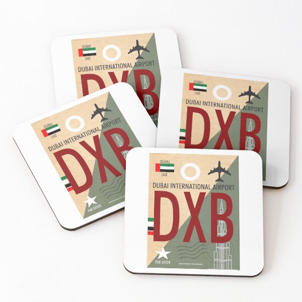 Item preview, DXB DUBAI INTERNATIONAL AIRPORT DXB Luggage Tag Baggage Tag Airport Code DUBAI designed and sold by kwiebe34.