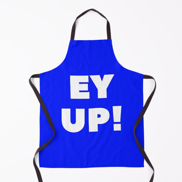 Item preview, Ey Up! design white designed and sold by ImpPrintsArt.