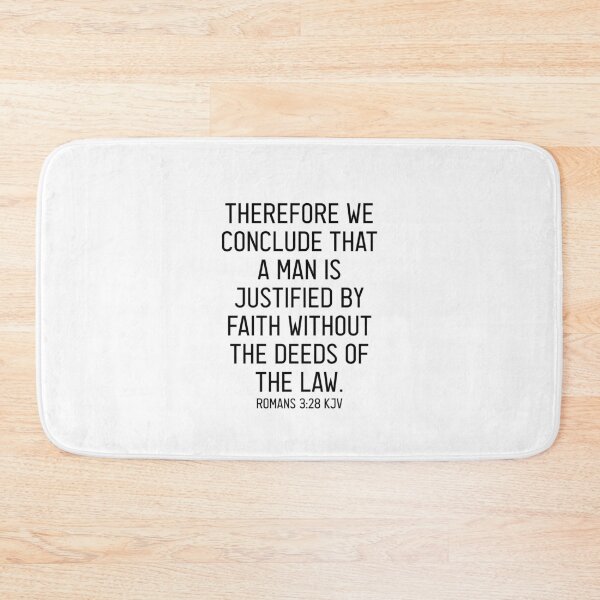 Item preview, Romans 3:28 KJV designed and sold by Logosdesignshop.