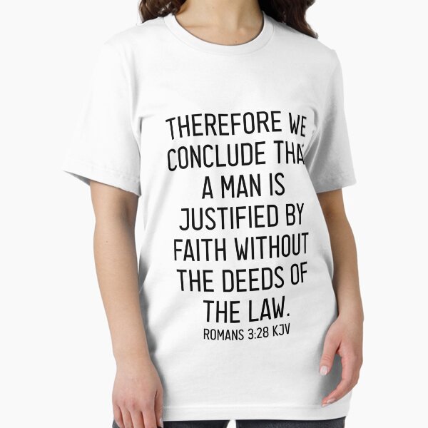 Item preview, Romans 3:28 KJV designed and sold by Logosdesignshop.