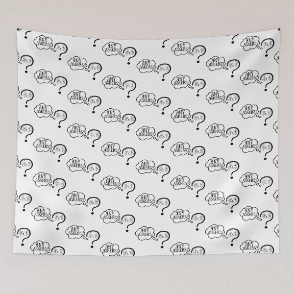 Item preview, Any Askers Cat Saying designed and sold by mewsis.