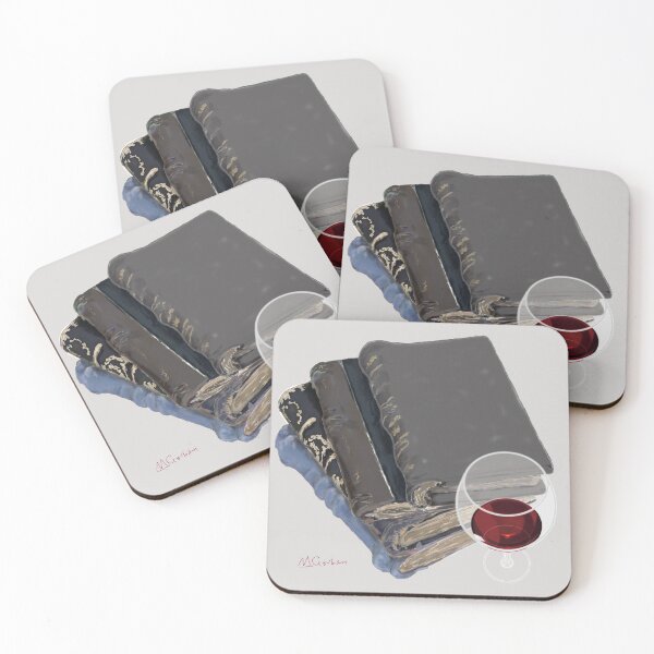 Item preview, Old Books and Wine Digital Drawing - Read designed and sold by ViewerEqualsPhoton.