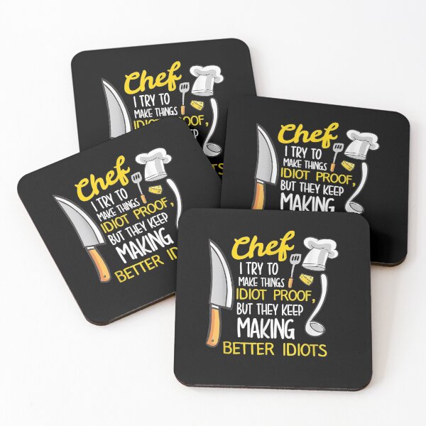Item preview, They Keep Making Better Idiots Chef Cook Cooking designed and sold by aguilaro.