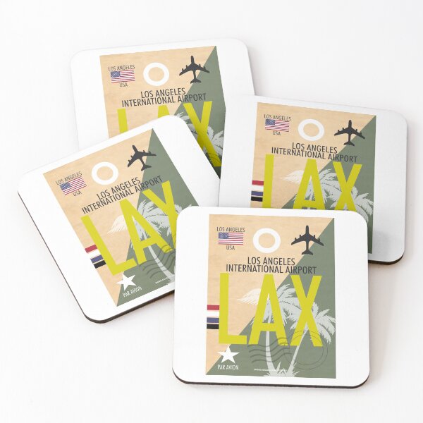 Item preview, LOS ANGELES INTERNATIONAL AIRPORT LAX Luggage Tag Baggage Tag Airport Code LOS ANGELES CALIFORNIA UNITED STATES designed and sold by kwiebe34.